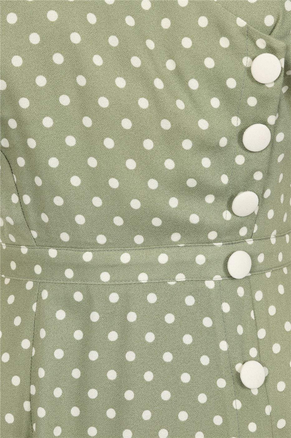 Cherylin Vintage Polka Flared Dress