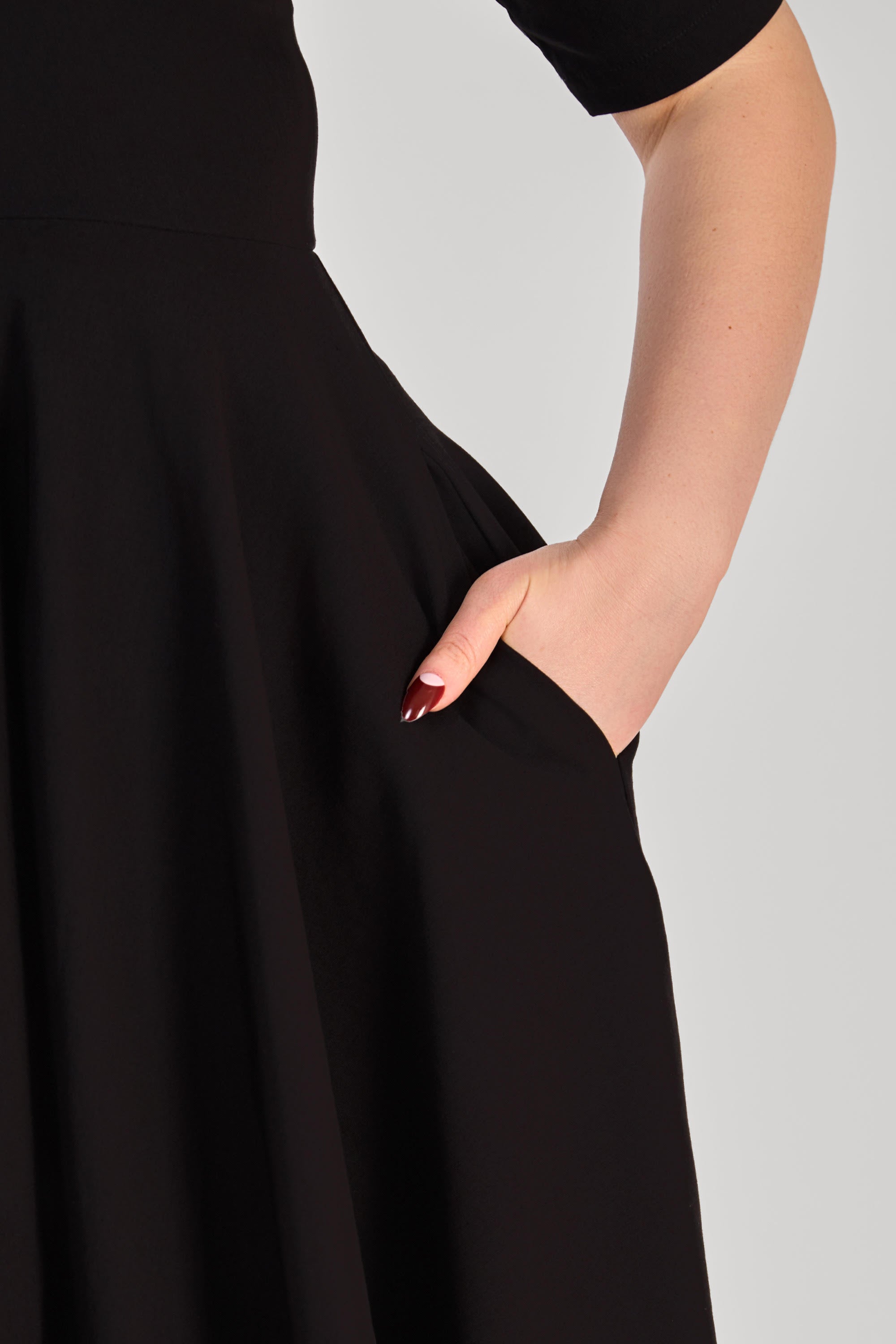 Trixie Black Swing Dress