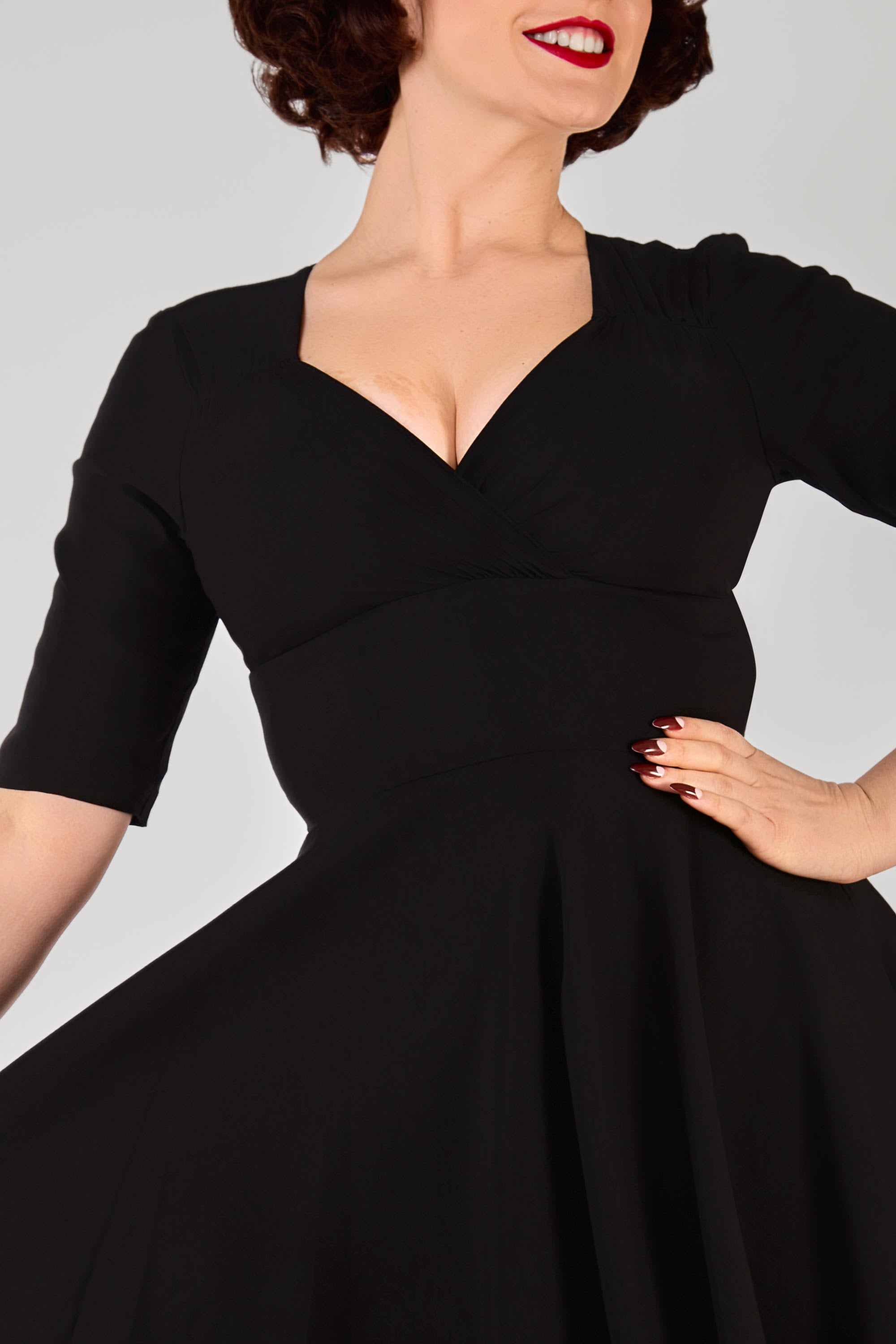 Trixie Black Swing Dress