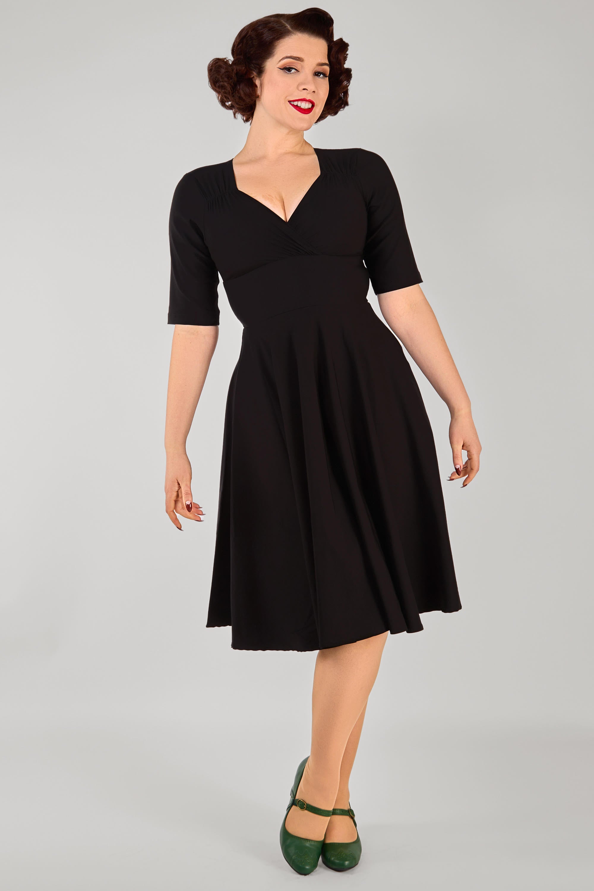 Trixie Black Swing Dress