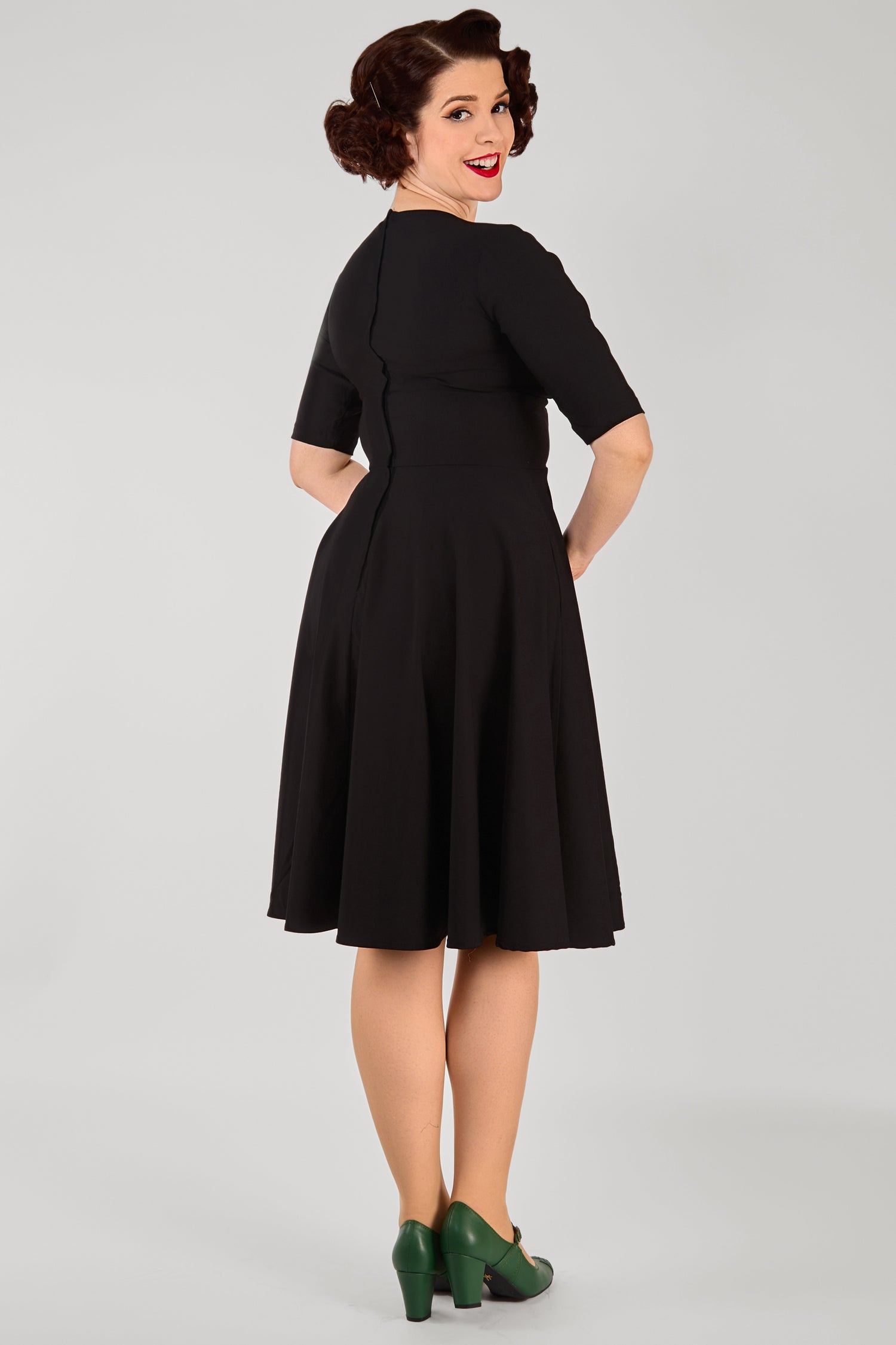 Trixie Black Swing Dress