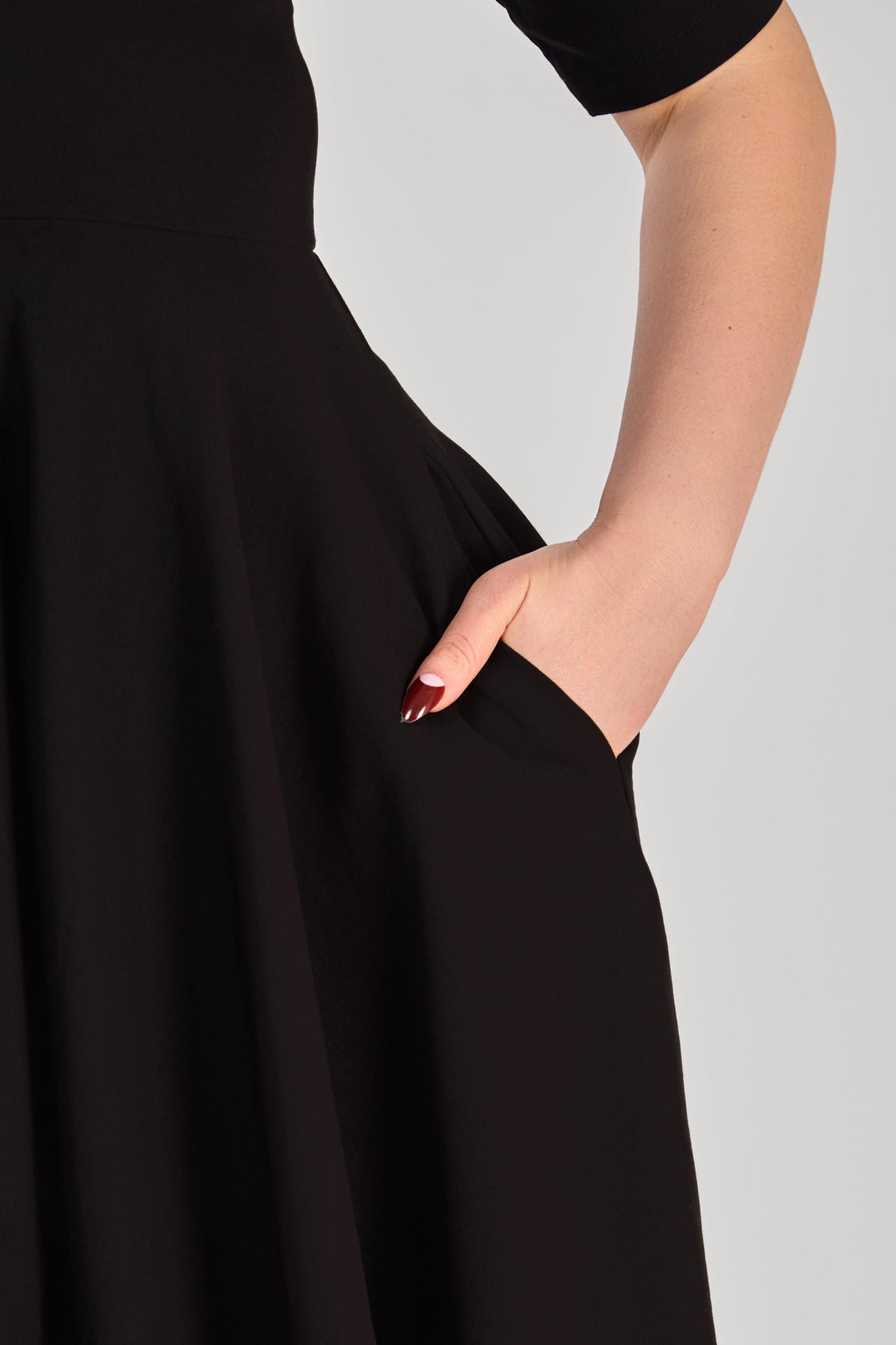 Trixie Black Swing Dress